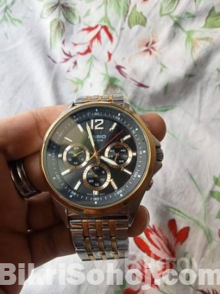 Casio MTP E303 All Steel Golden Edition